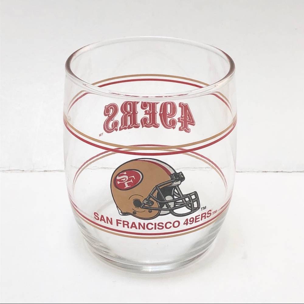 Vintage 49ers Glass Cup